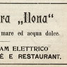 Bagno di cura «Ilona», oglas, 1914.