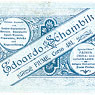 Edoardo Schambik, oglas, oko 1900.-te 