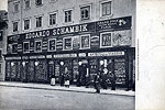 Dućan E. Schambika na Korzu, razglednica, poč. 20. st.