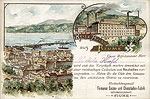 Fiumaner Cacao-und Chocoladen-Fabrik, Fiume, razglednica, oko 1900.