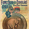 Fiumei Cacao és Csokoládé – Gyár, plakat, 1900.-ih