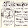 Fiumei Cacao és Csokoládé - Gýar, poleđina razglednice, oko 1900.-te