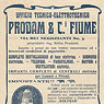 Prodam & C.  Fiume, oglas, 1911.