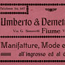 Umberto & Demetrio Papetti, oglas, 1919.