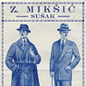 Z. Mikšić, Sušak, račun s reklamom, 1929.